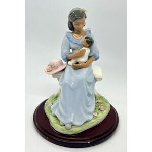 Avon Figurine African American Mother And Child